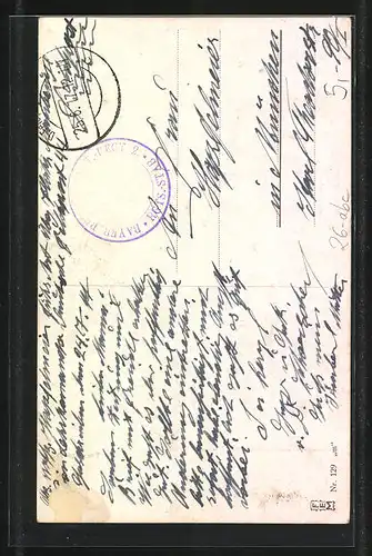 Künstler-AK sign. Tippmann: Heimaturlaub, 1. Weltkrieg