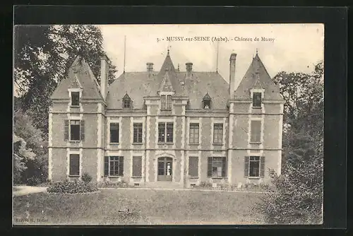 AK Mussy-sur-Seine, Château de Mussy