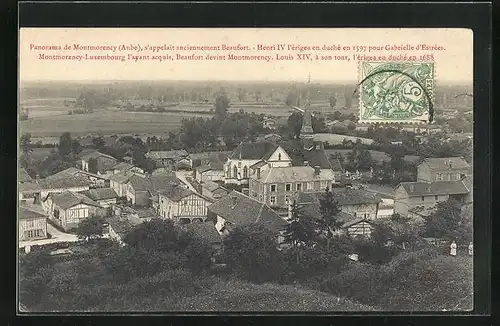 AK Montmorency, Teilansicht mit Kirche