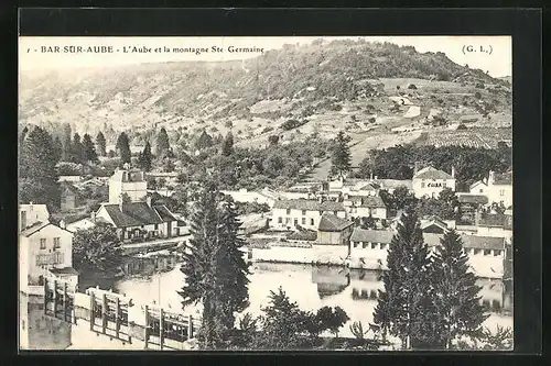 AK Bar-sur-Aube, L`Aube et la montagne Ste-Germaine