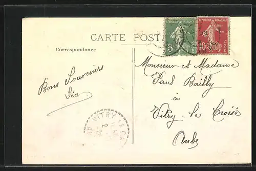 AK Bar-sur-Aube, Vue generale