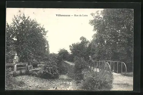 AK Villenauxe, Rue de Lette
