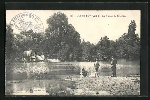 AK Arcis-sur-Aube, La Vanne de Charlieu