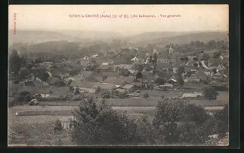 AK Vitry-le-Croisè, Vue gènèrale