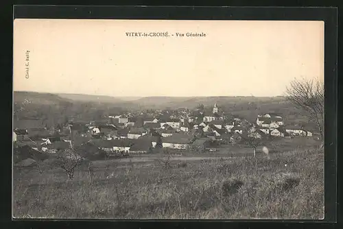 AK Vitry-le-Croisè, Vue Gènèrale