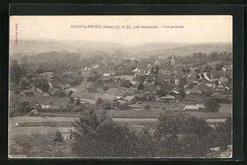 AK Vitry-le-Croisè, Vue gènèrale