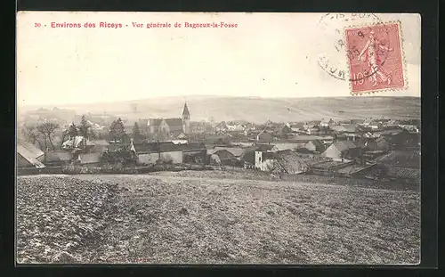 AK Bagneux-la-Fosse, Vue gènèrale