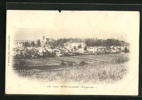 AK Mussy-sur-Seine, Vue gènèrale