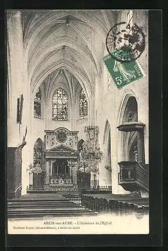 AK Arcis-s.-Aube, L`Intérieur de l`Eglise