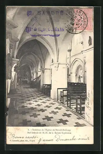 AK Mesnil-St-Loup, Intérieur de l`Eglise