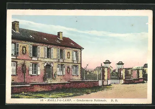 AK Mailly-le-Camp, Gendarmerie Nationale