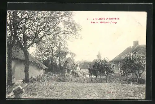 AK Villiers-Herbisse, Rue de Mailly-le-Camp