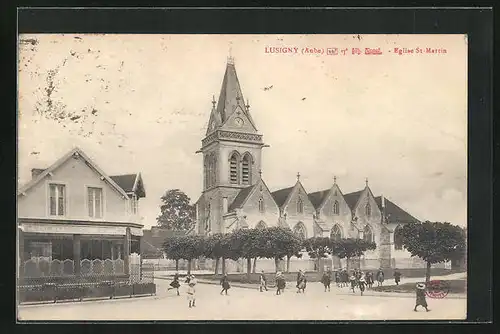 AK Lusigny, Eglise Saint-Martin