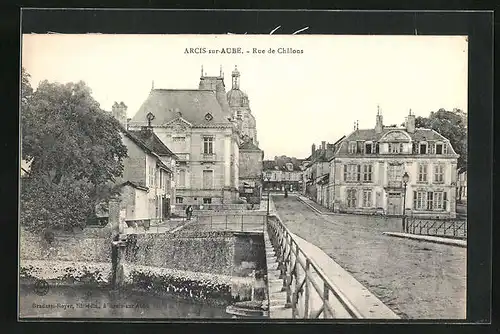 AK Arcis-sur-Aube, Rue de Châlons