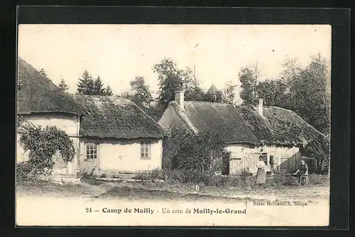 AK Mailly-de-Camp, Un coin de Mailly-le-Grand