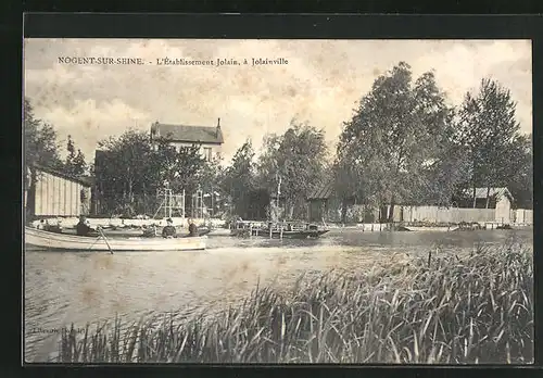 AK Nogent-sur-Seine, L`Établissement Jolain, á Jolainville