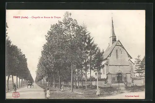 AK Piney, Chapelle et Route de Troyes