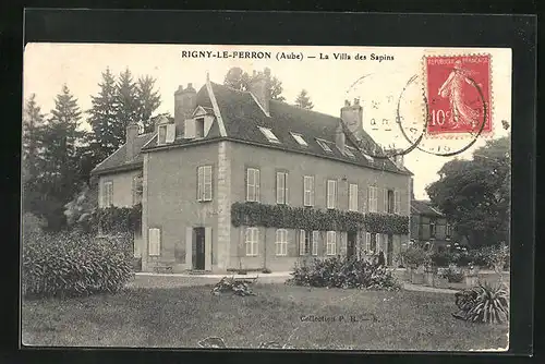 AK Rigny-le-Ferron, La Villa des Sapins