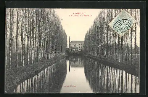 AK Romilly, Le Canal du Moulin