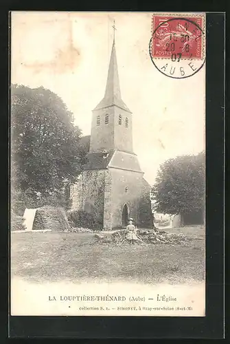 AK La Louptière-Thénard, L`Eglise, Kirche