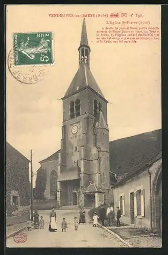 AK Vendeuvre-sur-Barse, L`Eglise St-Pierre