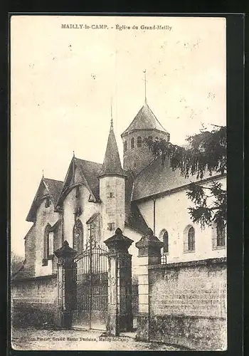 AK Mailly-le-Camp, Église du Grand Mailly