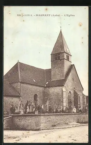 AK Magnant, L`Eglise, Kirche