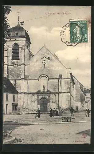 AK Aix-en-Othe, L`Église, Kirche