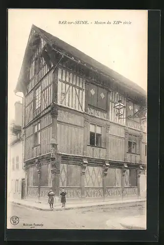 AK Bar-sur-Seine, Maison du XIVe siècle