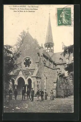 AK Bar-sur-Seine, Chapelle de Noitre-Dame-du-Chêne dans le Bois de la Garenne