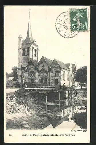 AK Pont-Sainte-Marie, Eglise, Kirche