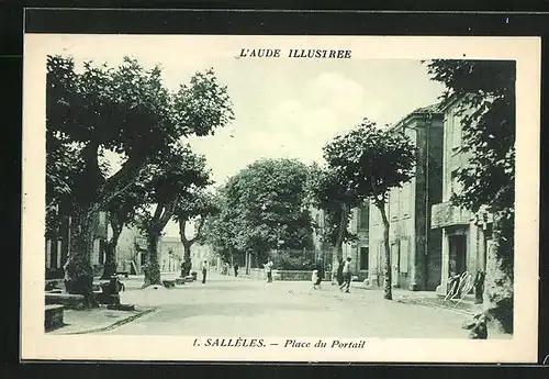 AK Sallèles, Place du Portail