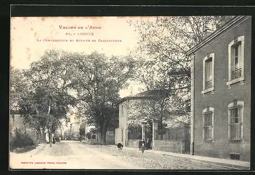 AK Limoux, La Gendarmerie et Avenue de Carcassonne