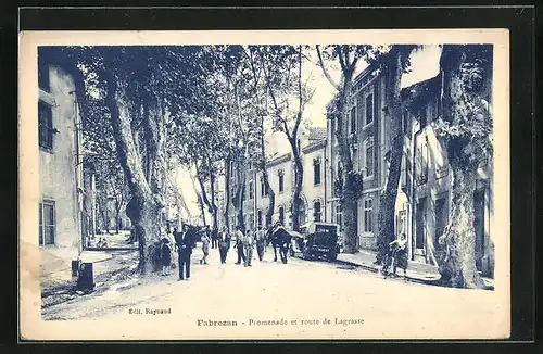 AK Fabrezan, Promenade et route de Lagrasse