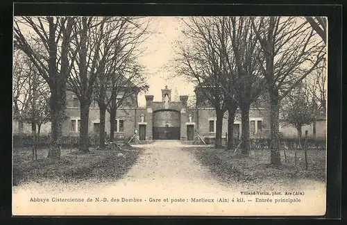 AK Marlieux, Abbaye Cistercienne de N.-D. des Dombes, Sur commune de Plantay