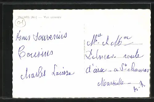 AK Villars, Vue generale