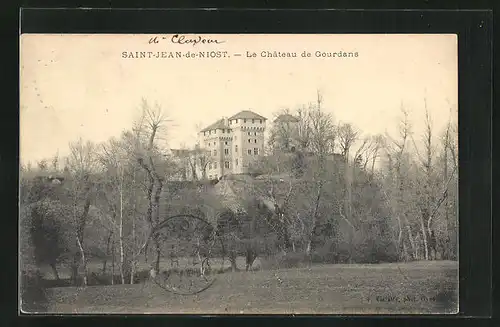 AK Saint-Jean-de-Niost, Le Château de Gourdans