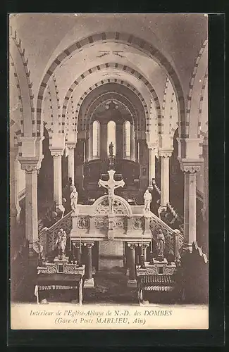 AK Marlieux, Intérieur de l`Eglise-Abbaye de N.-D. des Dombes