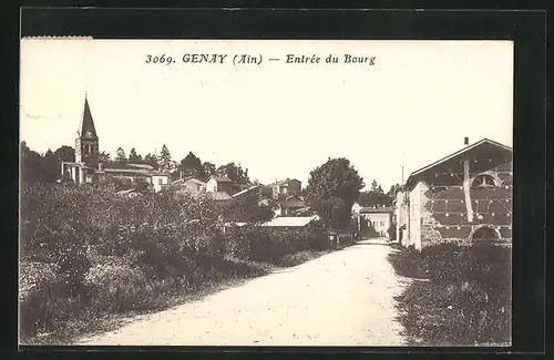 AK Genay, Entrée du Bourg