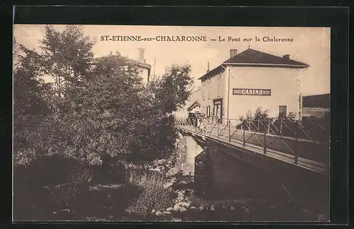 AK St-Etienne-sur-Chalaronne, Le Pont sur la Chalaronne
