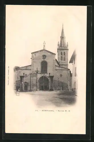 AK Montluel, Eglise, Kirche