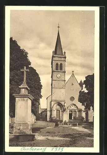 AK Ambronay, Place de l`Eglise