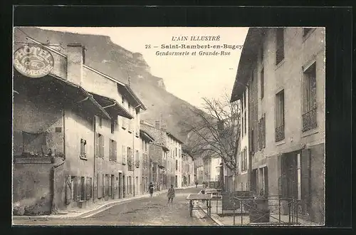 AK Saint-Rambert-en-Bugey, Gandarmerie et Grande-Rue