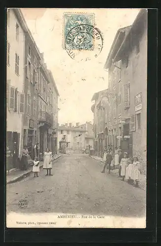 AK Ambérieu, Rue de la Gare