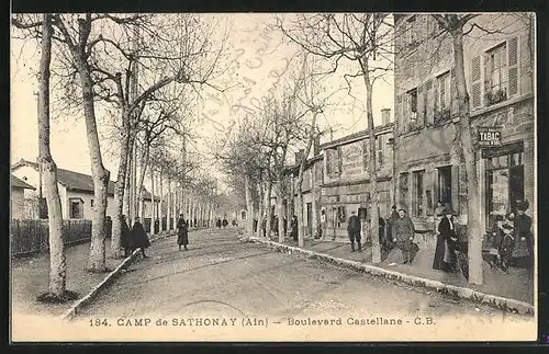 AK Camp de Sathonay, Boulevard Castellane
