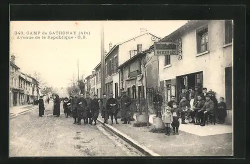 AK Camp de Sathonay, Avenue de la République
