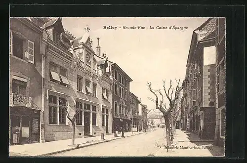 AK Belley, Grande Rue - La Caisse d`Épargne