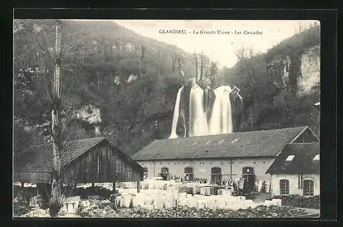 AK Glandieu, La Grande Usine, les Cascades, am Wasserfall