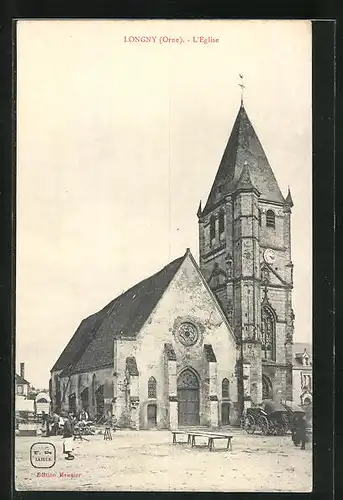 AK Logny, L`Église, Kirche