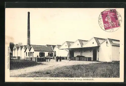 AK Champagney, Les Usines de tissage Dorget